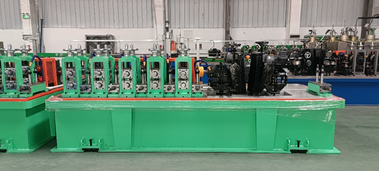 decorative welded pipe machine  square stainless steel tube mill  industrial SS tube making machine BP-50 steel pipe manufacturing machine SS pipe making machine