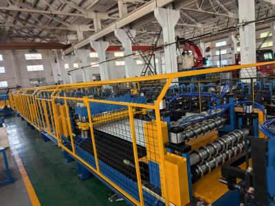 Keywords: double layer forming machine  double decker roof tile making machine. double layer panel forming machine