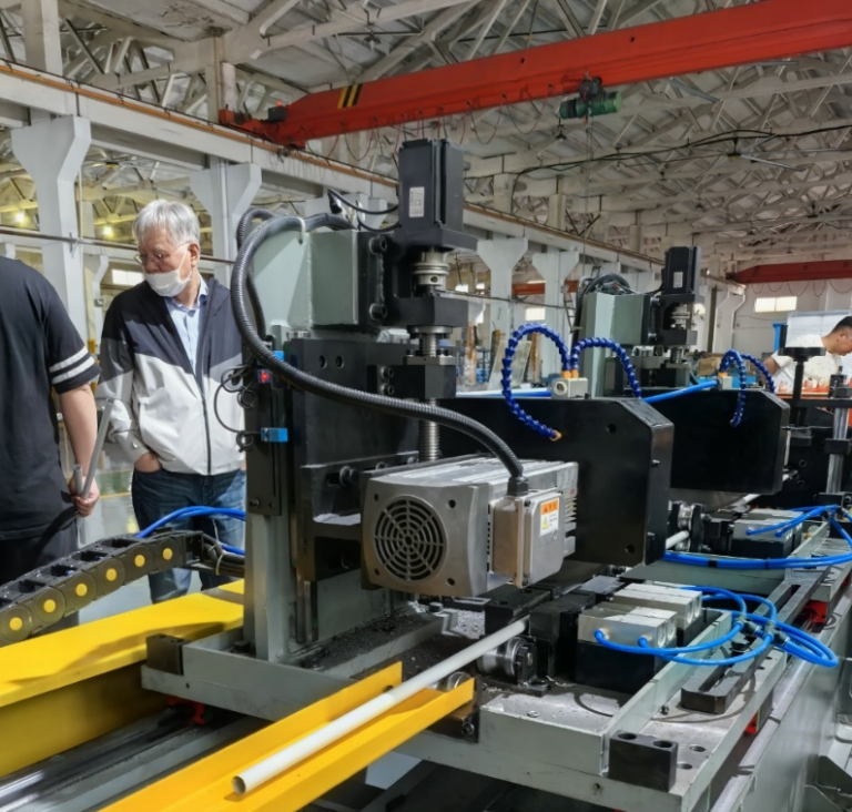 steel pipe roll forming machine  stair handrail steel pipe machine staircase railing pipe forming machine